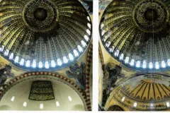 Ayasofya’da doğu yarım kubbe için güçlendirme hazırlığı