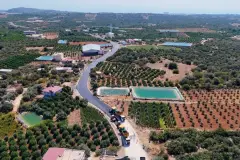 Erdemli Esenpınar yolu sıcak asfaltla yenilendi