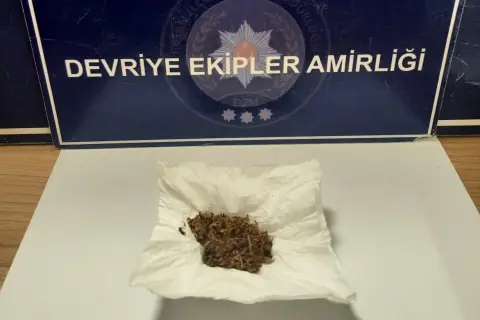 Keşan’da durdurulan şüpheliden uyuşturucu tütün çıktı