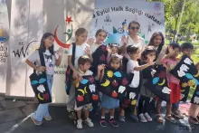 Van'da çocuklar kendi çantalarını tasarladı