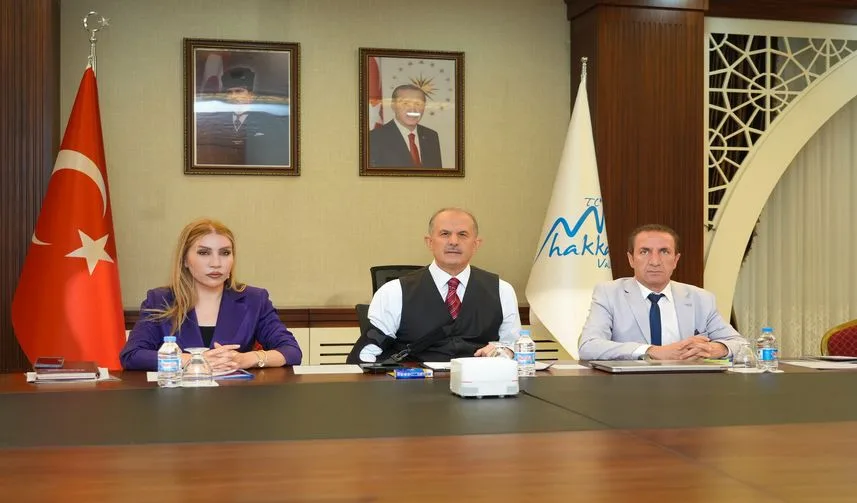 Hakkâri’de Sosyal Hizmet ve Yardım Çalışmaları VKS Toplantısında Ele Alındı
