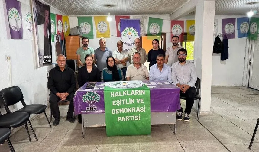 DEM Parti Çukurca İlçe Örgütü Kongre Hazırlıklarına Başladı