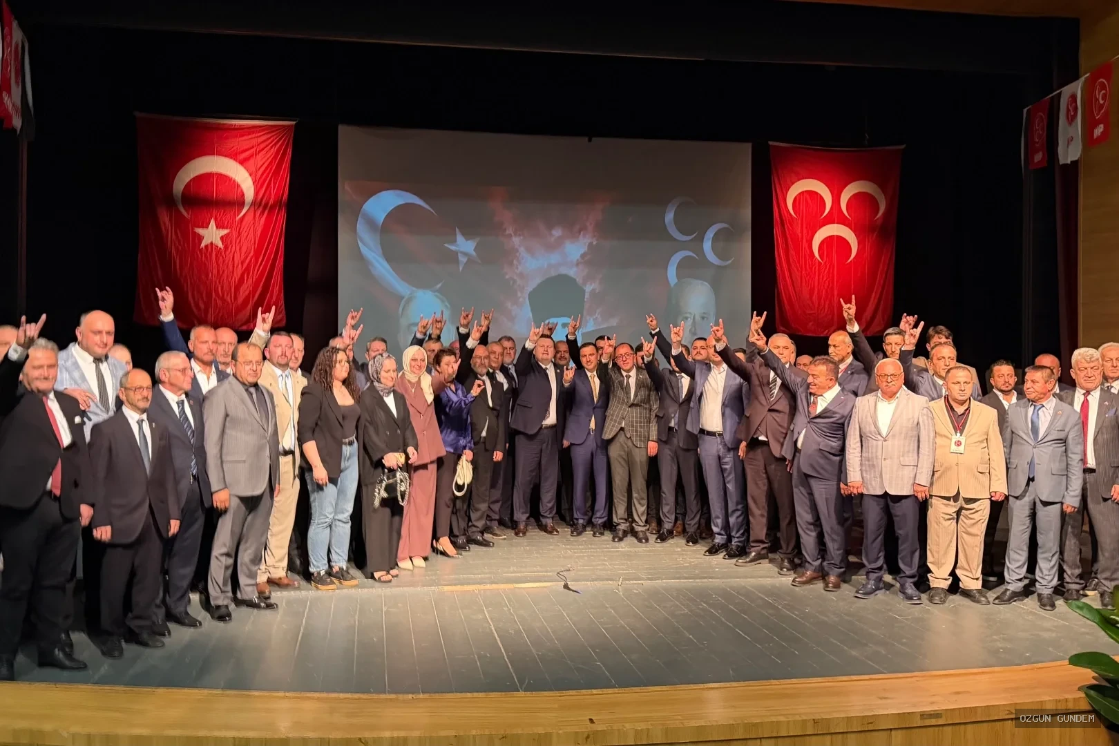 MHP Düzce Kongresi'nde İlhami Caboğlu Yeniden Seçildi