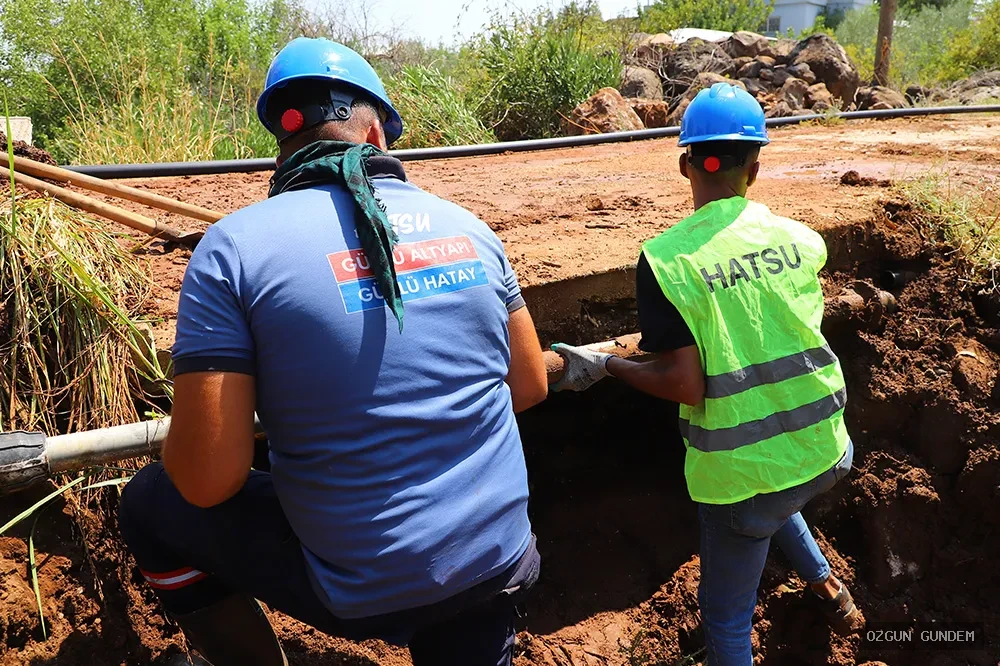 Hatay’da İçme Suyu Altyapısı 15 İlçede Yenileniyor