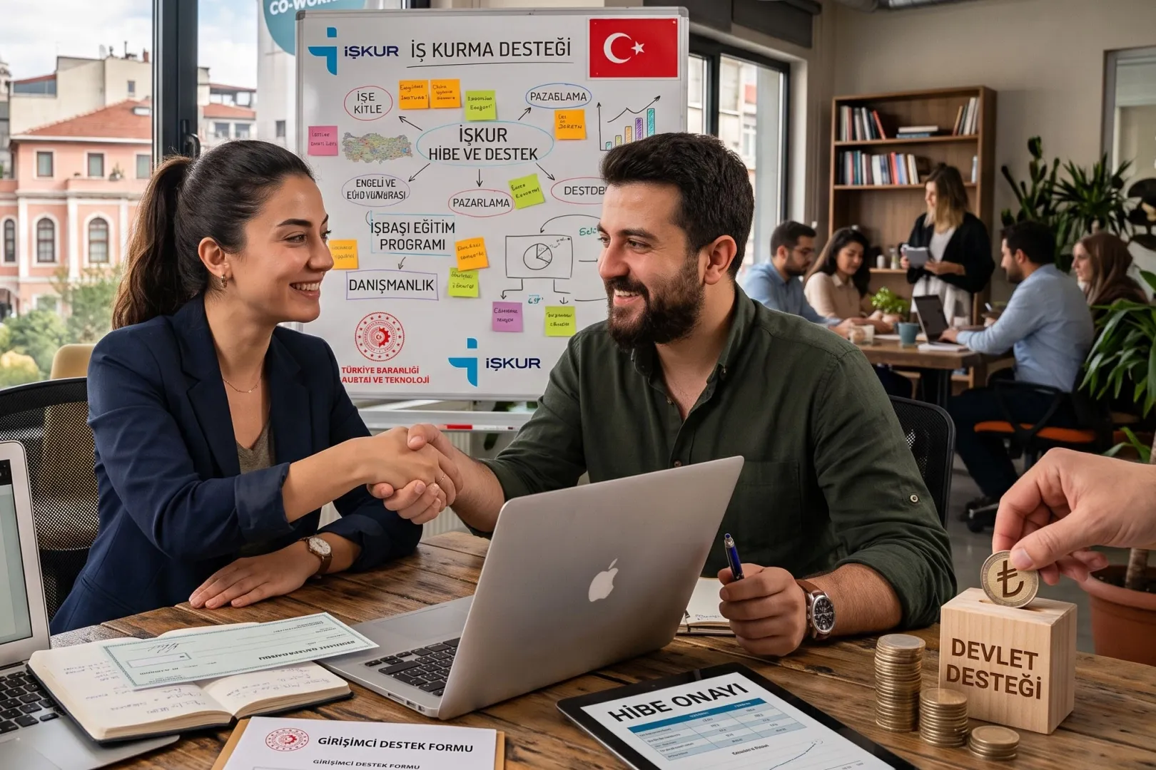 İş kurmak isteyenlere 735 bin liraya kadar hibe desteği