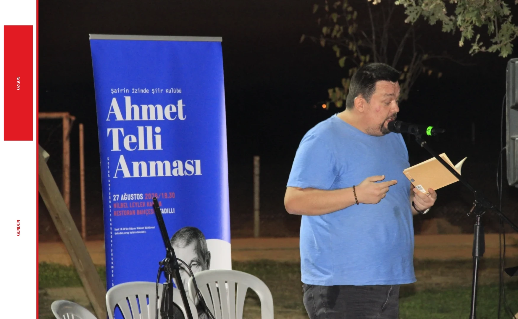 Usta şair Ahmet Telli Nilüfer’de şiirleriyle anıldı