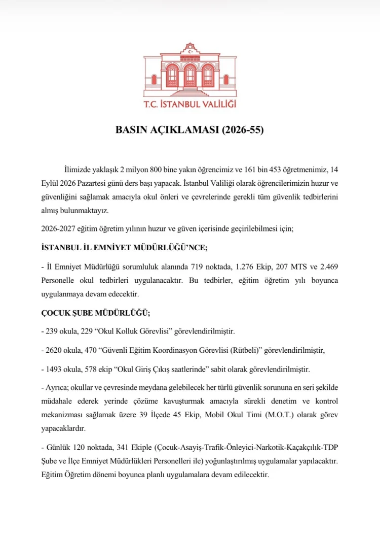 İstanbul'da ders saatleri değişti: Eğitim 10.00'da başlayacak