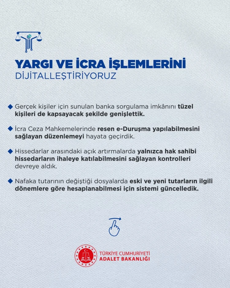UYAP’ta dijital adalet için yeni dönem