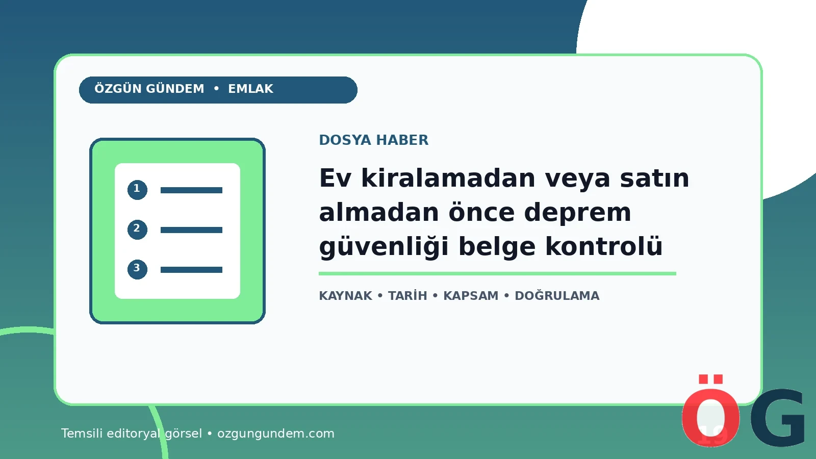 Ev kiralamadan veya satın almadan önce deprem güvenliği belge kontrolü